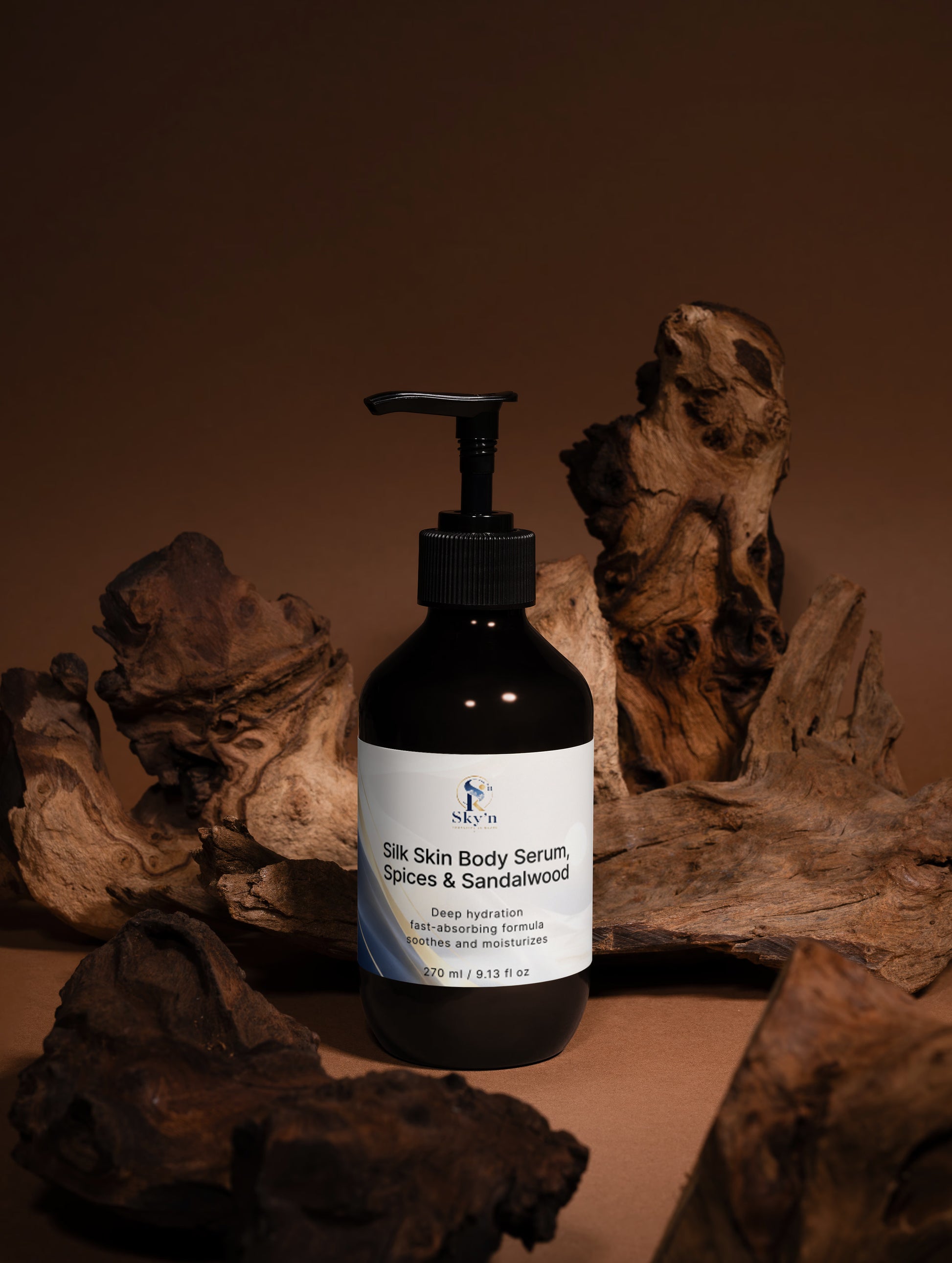 Silk Skin Body Serum, Spices & Sandalwood