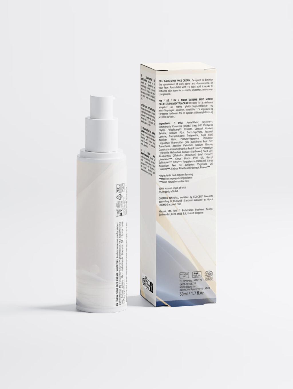 Dark Spot Face Cream with Kojic Acid